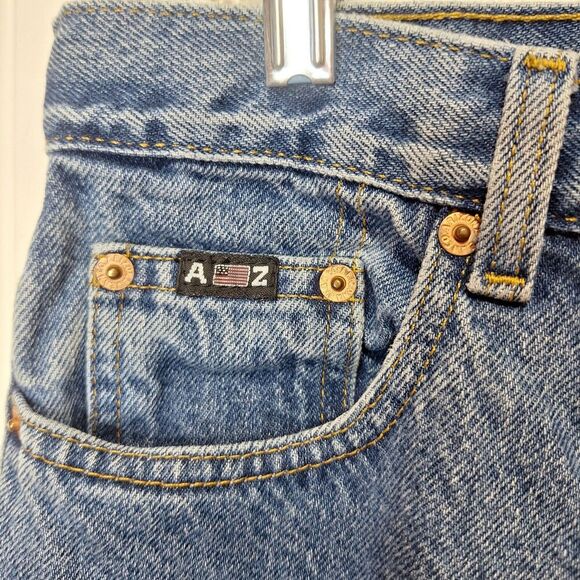Arizona Jean Co Junior Women’s  Flare Leg Jeans‎ Size 15 Medium Wash High Rise - Picture 4 of 14